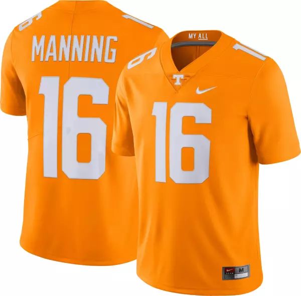Nike Men's Tennessee Volunteers Peyton Manning #18 Tennessee Orange Dri-FIT Limited Football Jers... | Dick's Sporting Goods