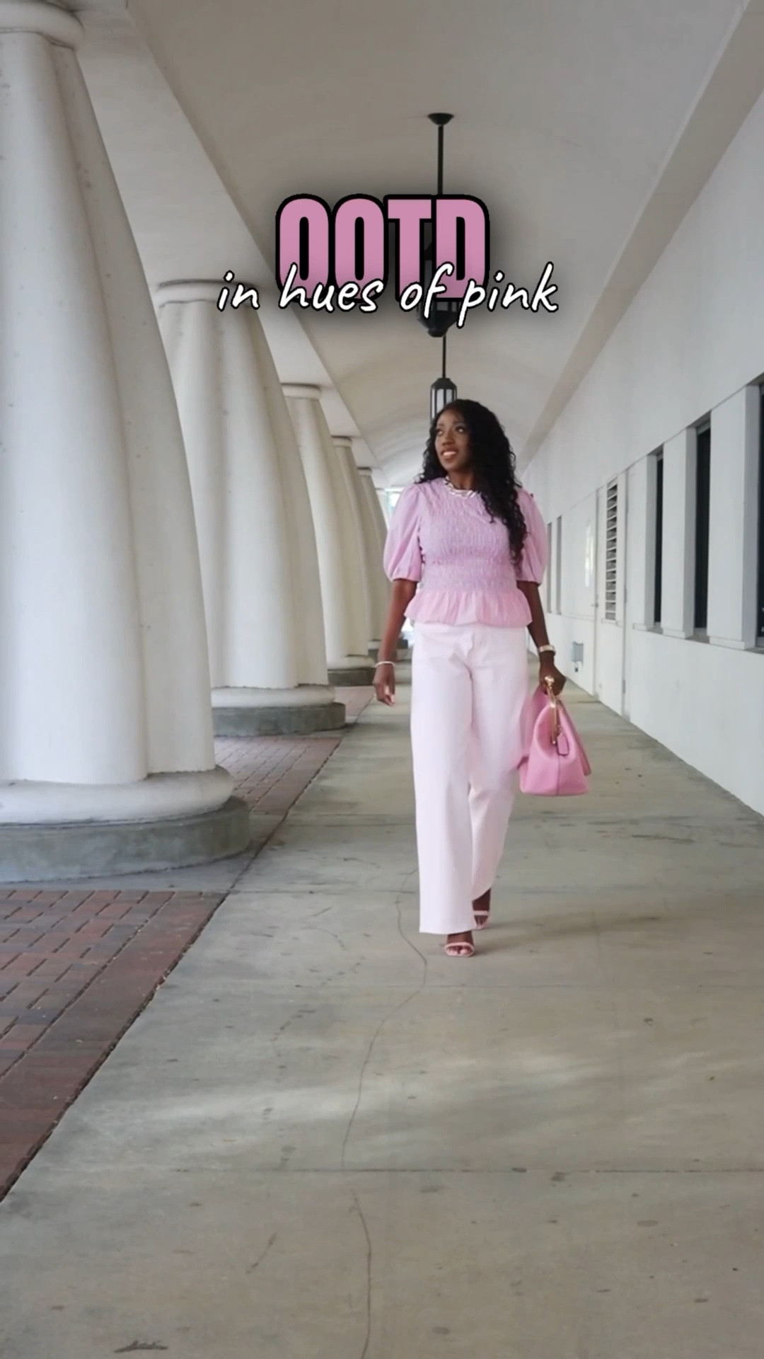 Top: Under $30. True to size. Wearing a small. 
Pants: Light pink. Under $25. True to size. Wearing a small. 

Ootd, Pink Outfits, Wear to Work, Valentine’s Day Outfit, 

#LTKSeasonal #LTKOver40 #LTKWorkWear 

#LTKFindsUnder50 #LTKFindsUnder100 #LTKootd