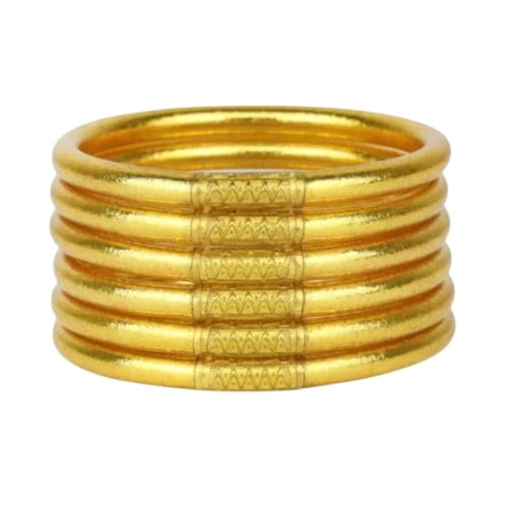 BuDhaGirl Gold All Weather Bangles (AWB) - Serenity Prayer | Amazon (US)