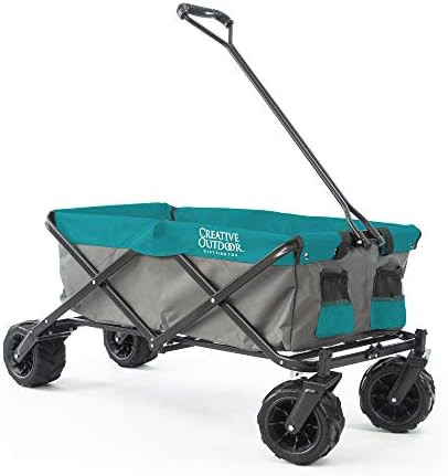 Creative Outdoor Collapsible Folding Wagon Cart for Cargo | All Terrain | Beach Park Garden Sports & | Amazon (US)