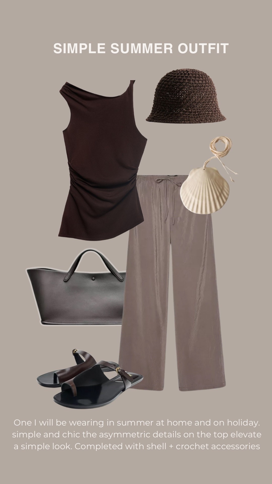 Summer hat | Zara | sandals | brown outfit | crochet hat | holiday outfit 

#LTKuk #LTKstyletip #LTKsummer