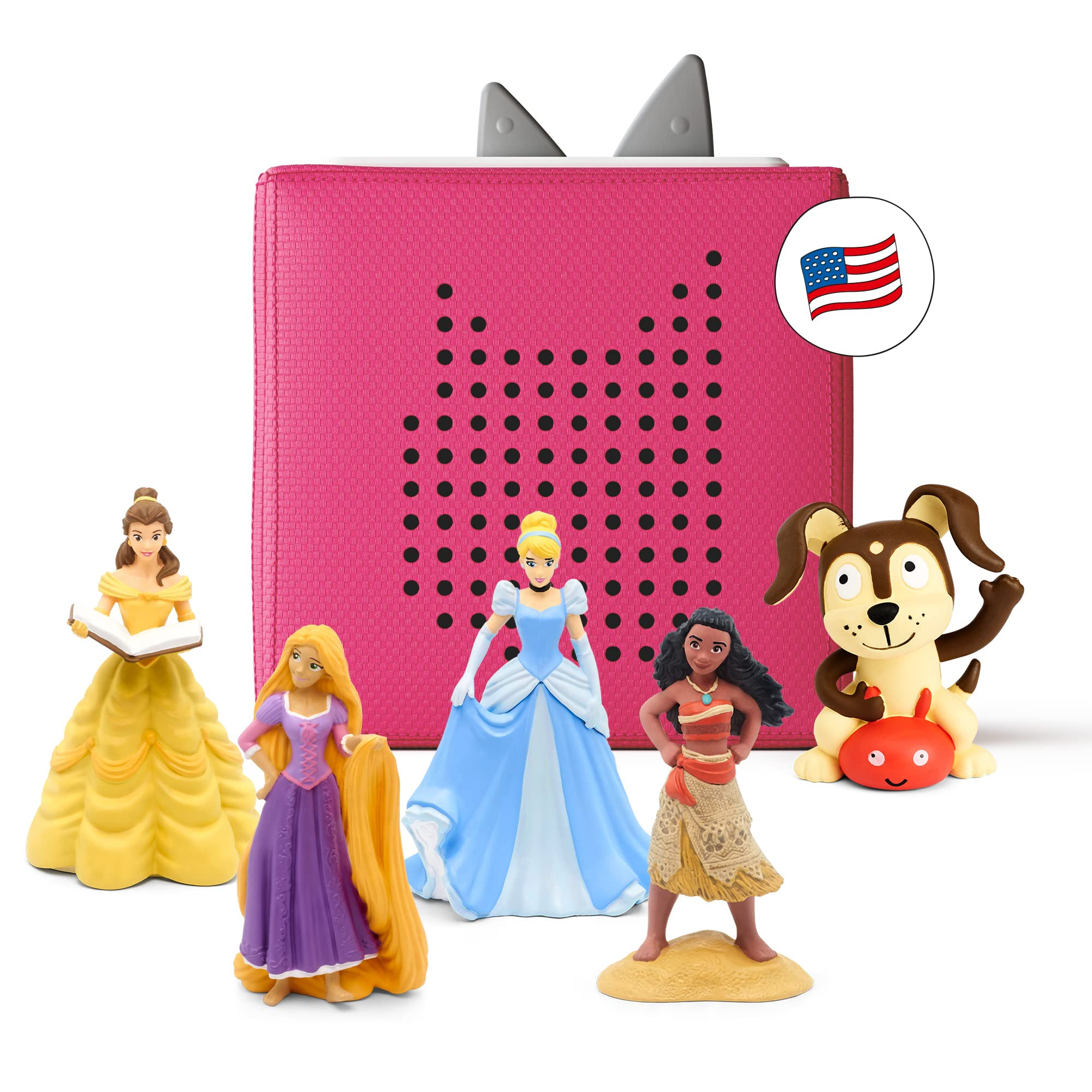 Toniebox 1 Audio Player Bundle with Cinderella, Belle, Moana, Tangled, and Playtime Puppy - Liste... | Amazon (US)