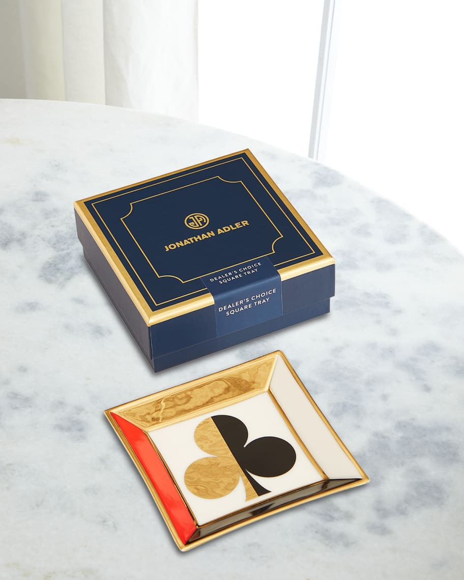 Jonathan Adler Dealers Choice Square Tray | Neiman Marcus