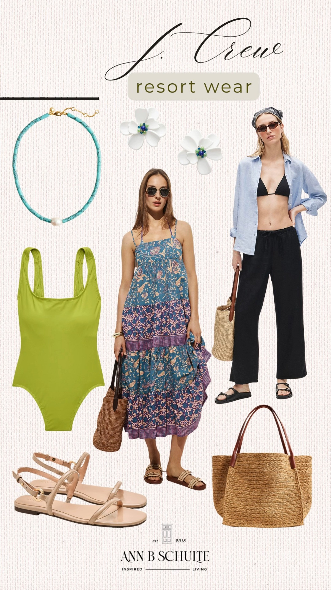 J.Crew resort wear brings breezy linens, easy dresses, and that perfect vacation polish without trying too hard. Your suitcase just found its happy place. 🌴👗☀️
#JCrew #JCrewStyle #ResortWear #VacationStyle #TropicalChic #SummerDresses #TravelOutfits #OOTDInspo #LTKResort #StyleEdit 

 #LTKootd #LTKSwim