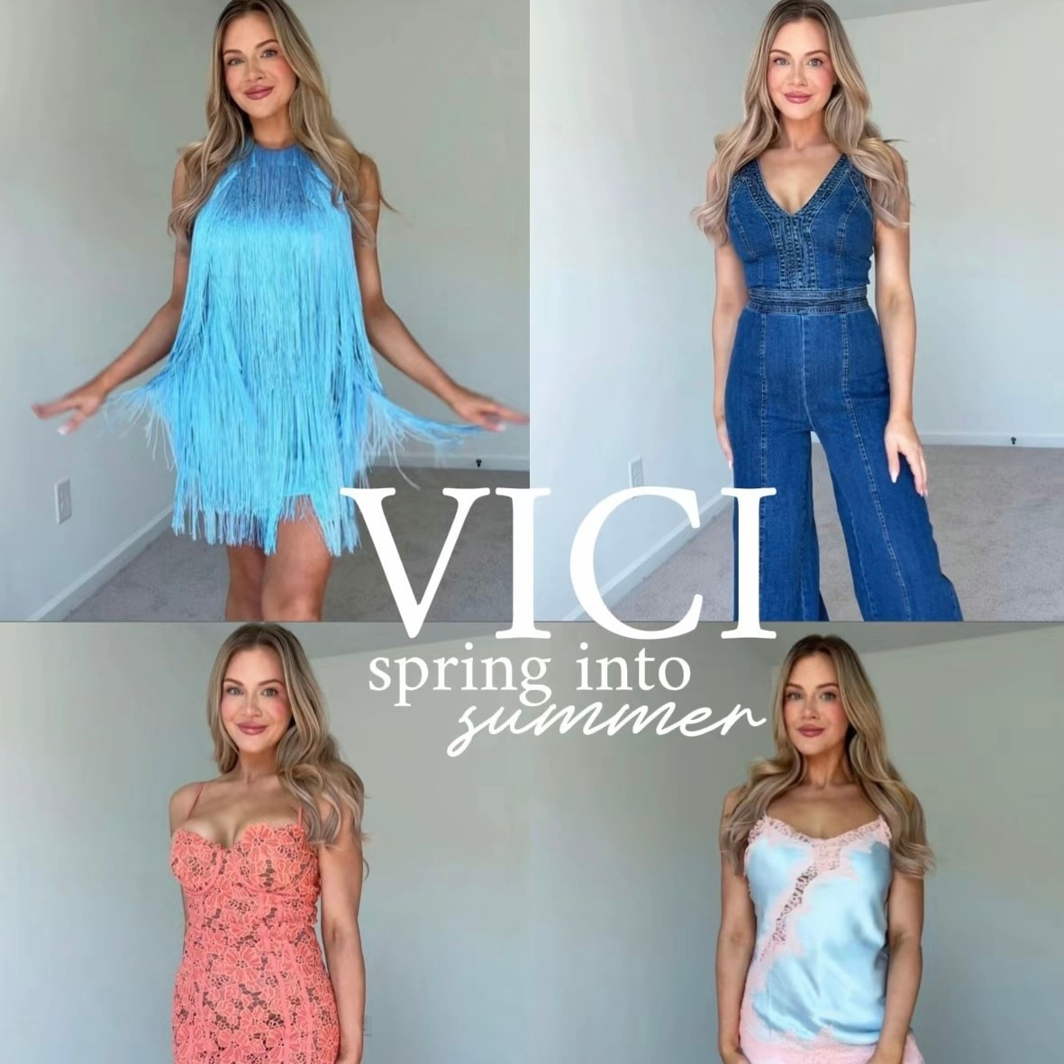 spring → summer & make it effortlessly cute 🩵🌷☀️ stunning dresses, a denim moment and a little lace… say less. Use code HALEIGH35 to save! @VICI 

#VICICollection
#SpringToSummer
#SummerStyle
#ViciPartner
#ViciDolls

#LTKSaleAlert #LTKootd #LTKSeasonal