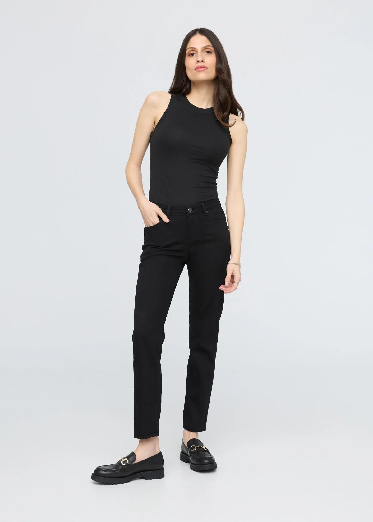 Performance Denim Girlfriend - Black | DUER