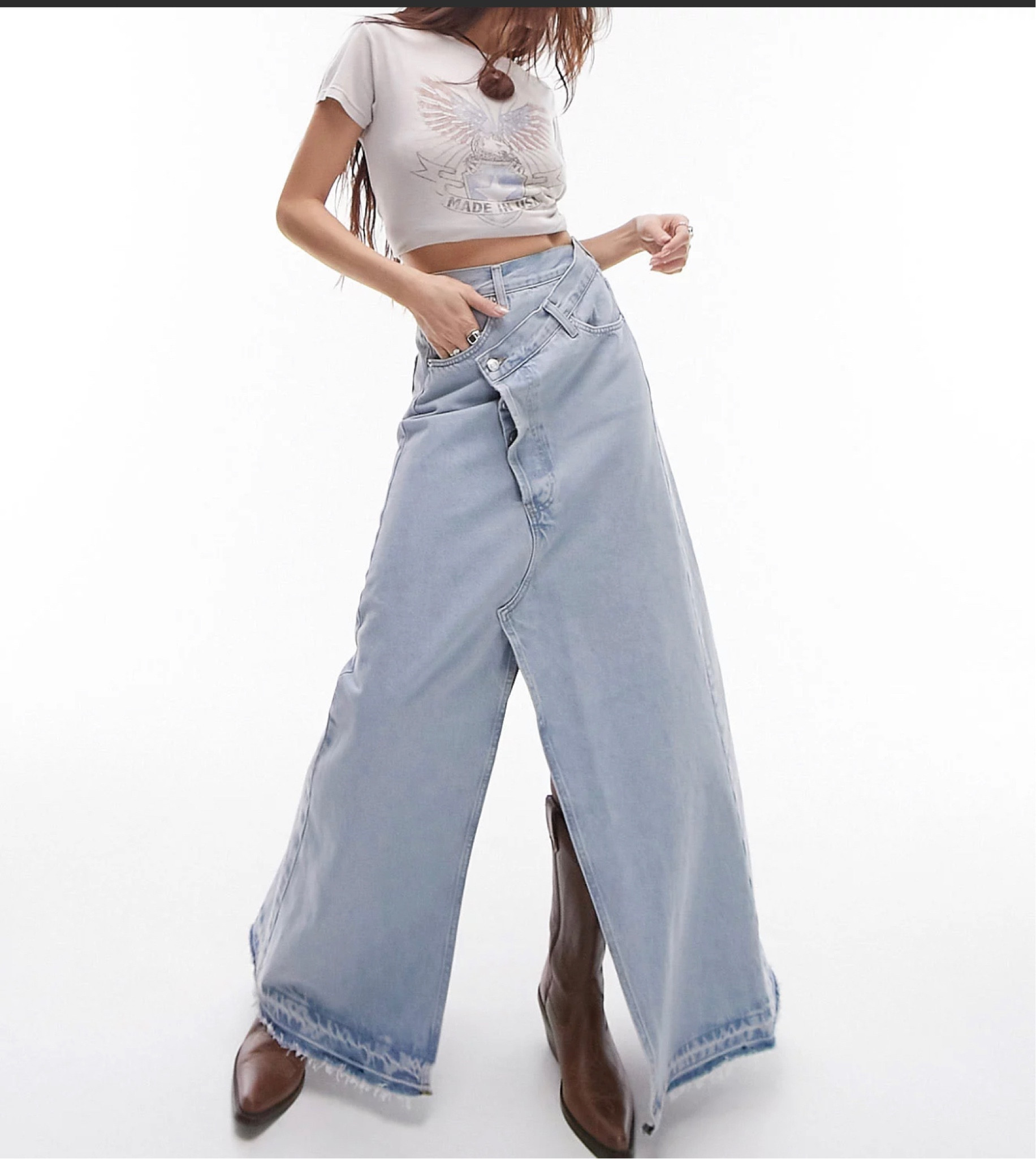 Denim Skirt of dreams! #denim #midi 