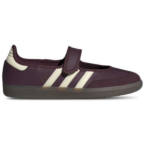 adidas Womens adidas Originals Samba Jane - Womens Basketball Shoes Cream White/Gold Metallic/Maroon Size 6.0 | Champs Sports