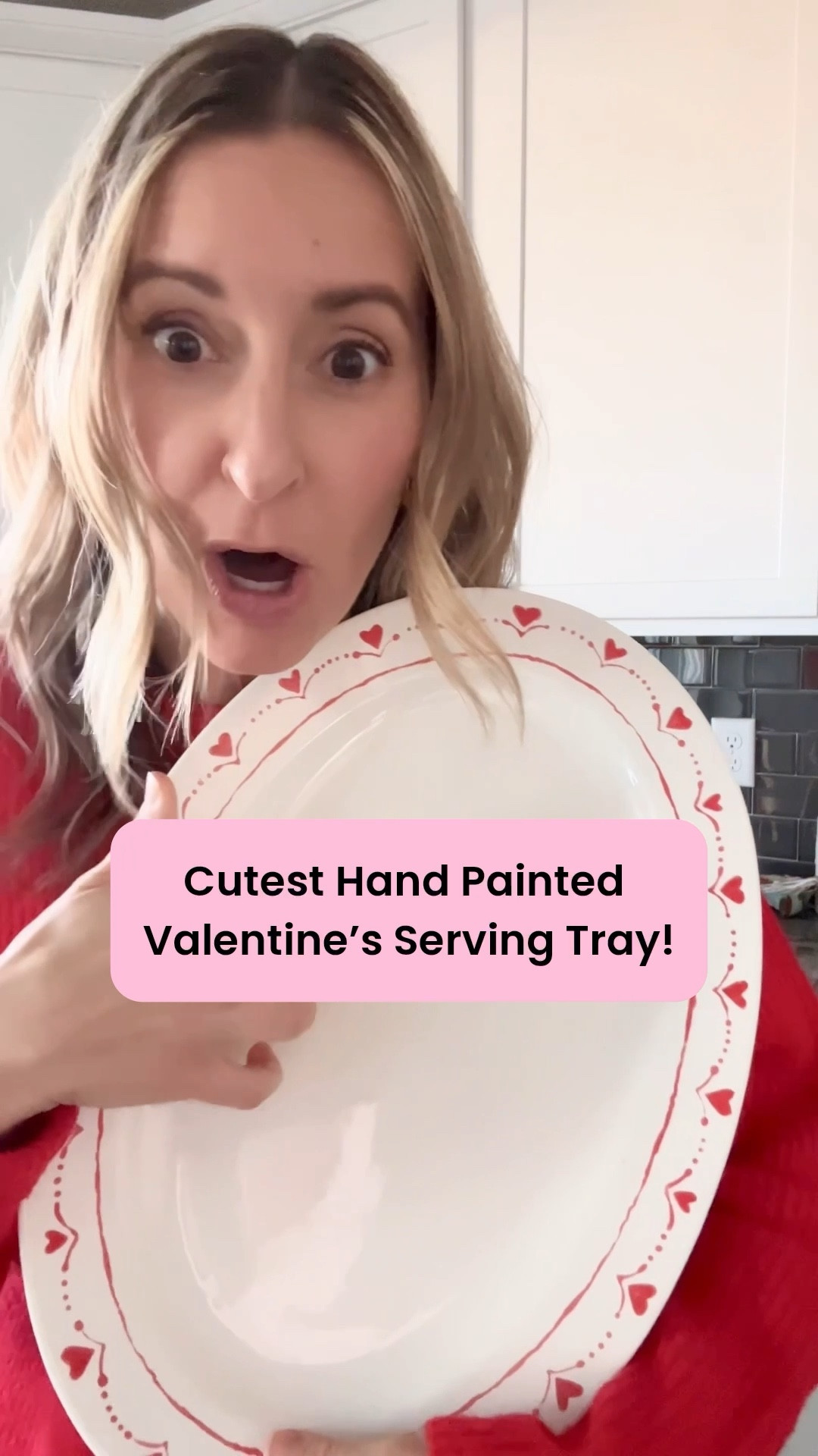Run! The Hand Painted Valentine’s Serving Tray is on major sale and it’s beautiful, heavy duty and shipped beautifully! Pottery Barn for the win!! Perfect for a Valentine’s party or Galentine’s gathering  

#LTKmomlife #LTKSeasonal #LTKValentine