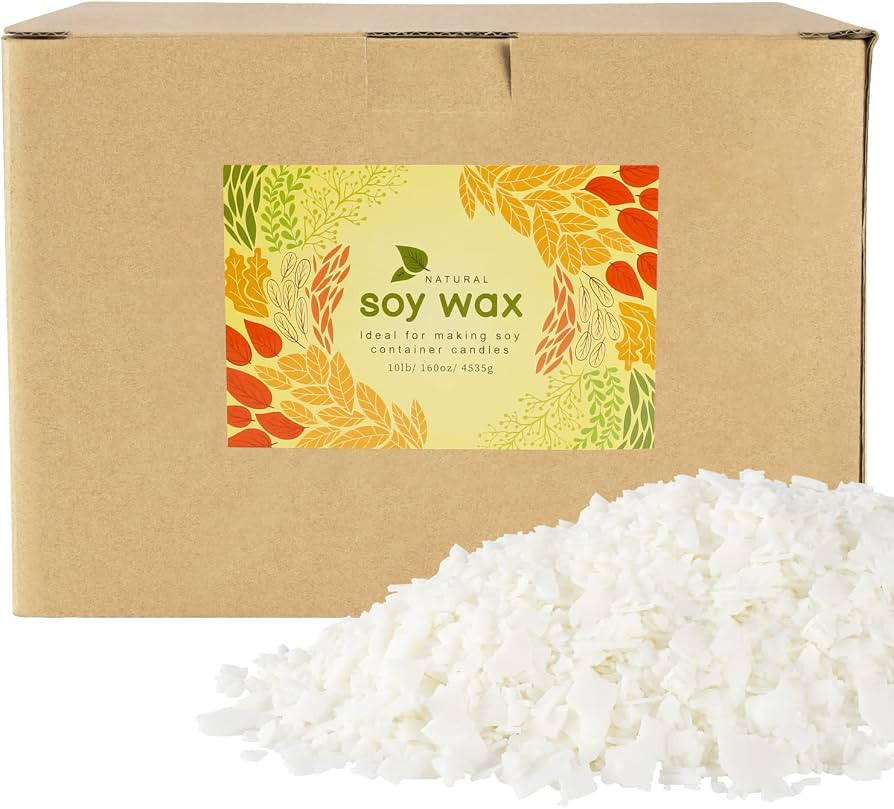 10 lb Soy Wax DIY Candle \uff08Flakes & Soft\uff09,Natural Soy Wax Candle | Amazon (US)