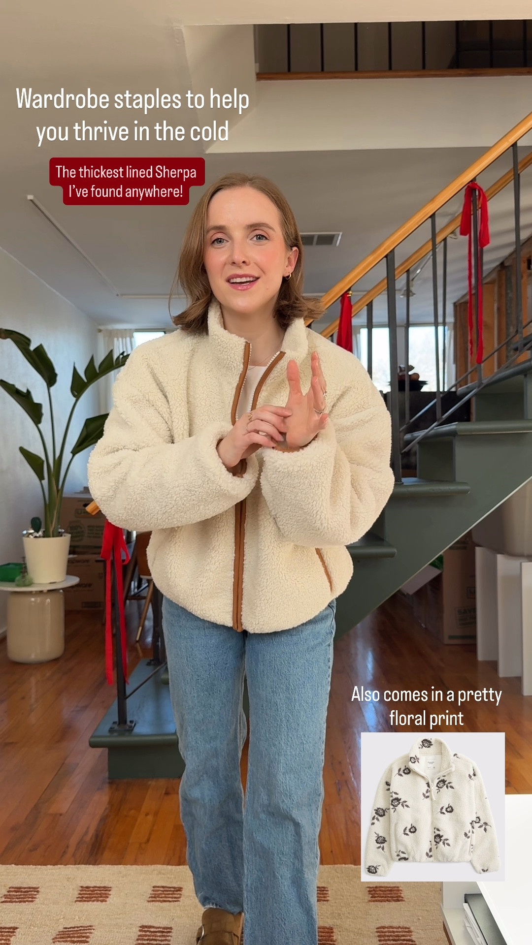 The thickest faux fur lined Sherpa jacket  from Abercrombie that really stands up to the cold 20% off
Sized up to small for an oversized fit 


#LTKActive #LTKootd #LTKPetite