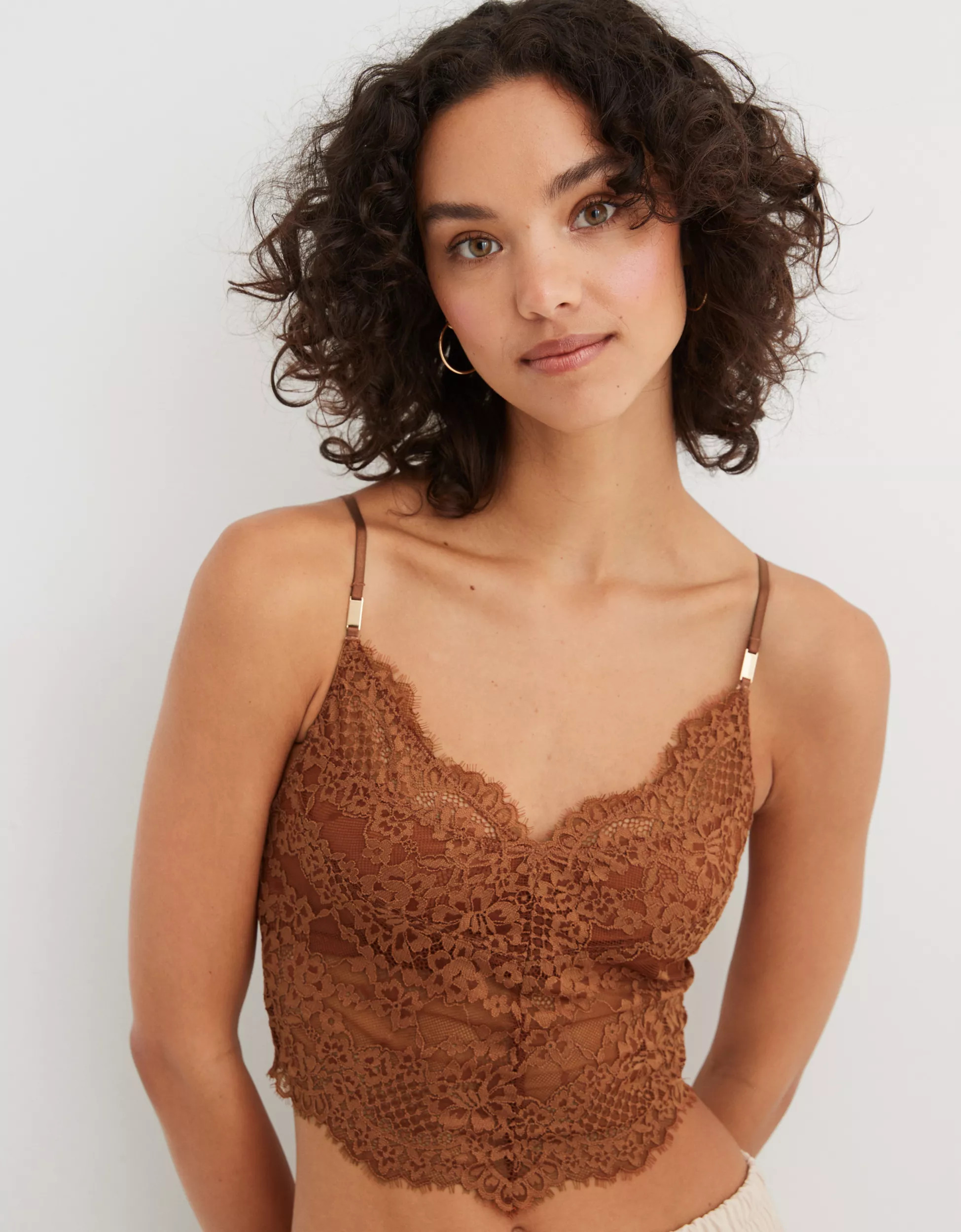 Show Off Lace Corset Bra Top | Aerie
