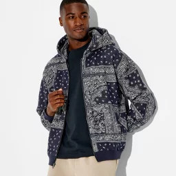 Men's Full Zip Hooded Sweatshirt - Original Use\u2122 Dark Blue S | Target