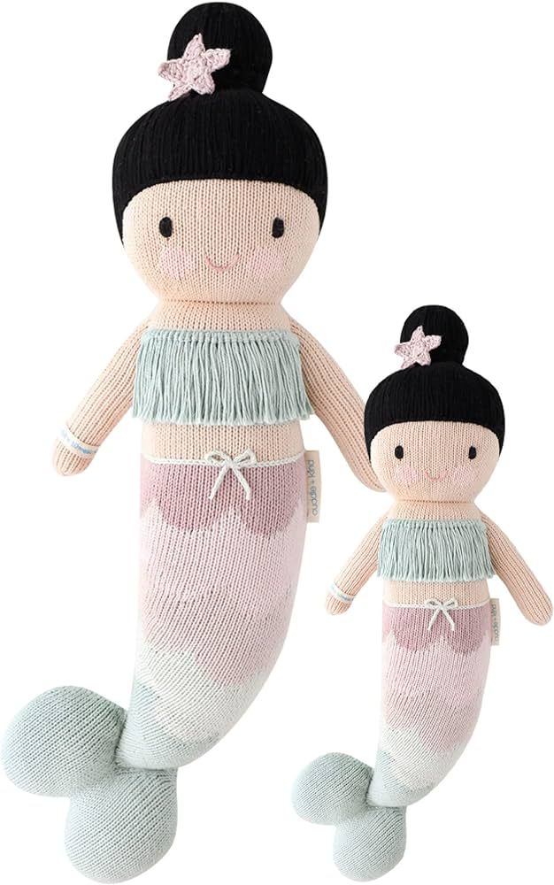 cuddle + kind Luna The Mermaid Doll - Lovingly Handcrafted Dolls for Nursery Decor, Fair Trade He... | Amazon (US)