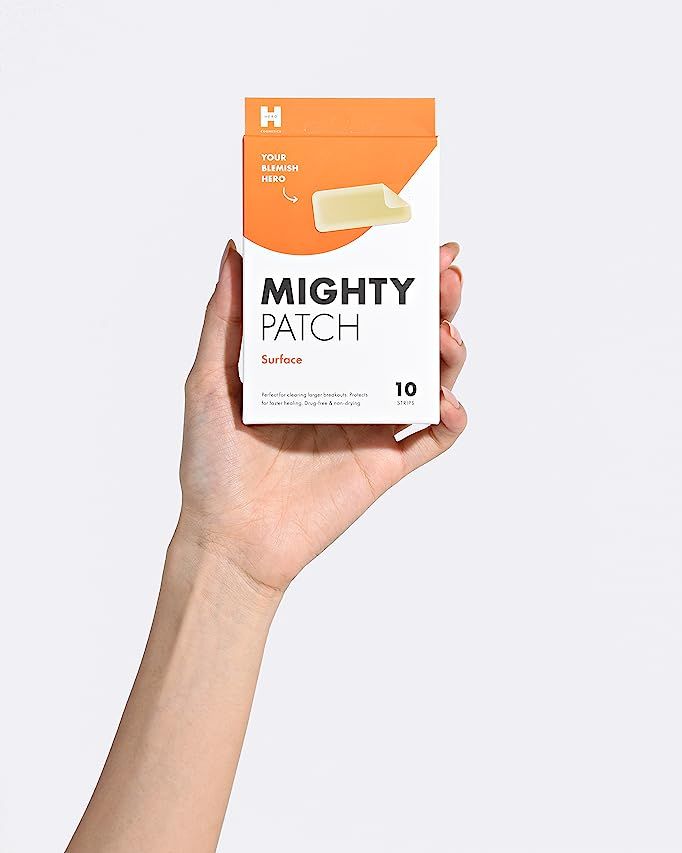 Mighty Patch Surface from Hero Cosmetics - Hydrocolloid Acne Pimple Patch for Covering Large Zit Bre | Amazon (US)
