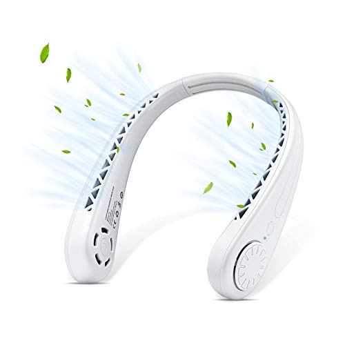 DGLK The Portable Neck Fan From Popular Earphone Design,The Leafless Neck Fan Perfect For Personal Fan，with Features，Mini Fan, Ultra-Quiet, Battery Powered Fan, Suitable For Outdoor Sports | Amazon (US)