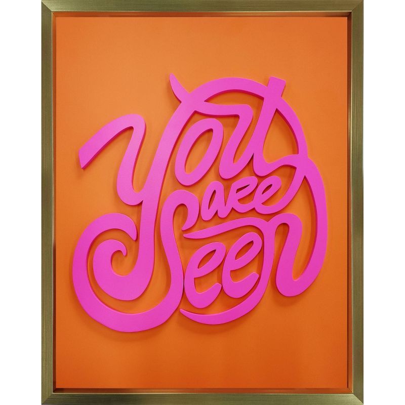 16&#34;x20&#34; &#39;You are Seen&#39; Framed Wall Art - Tabitha Brown for Target | Target