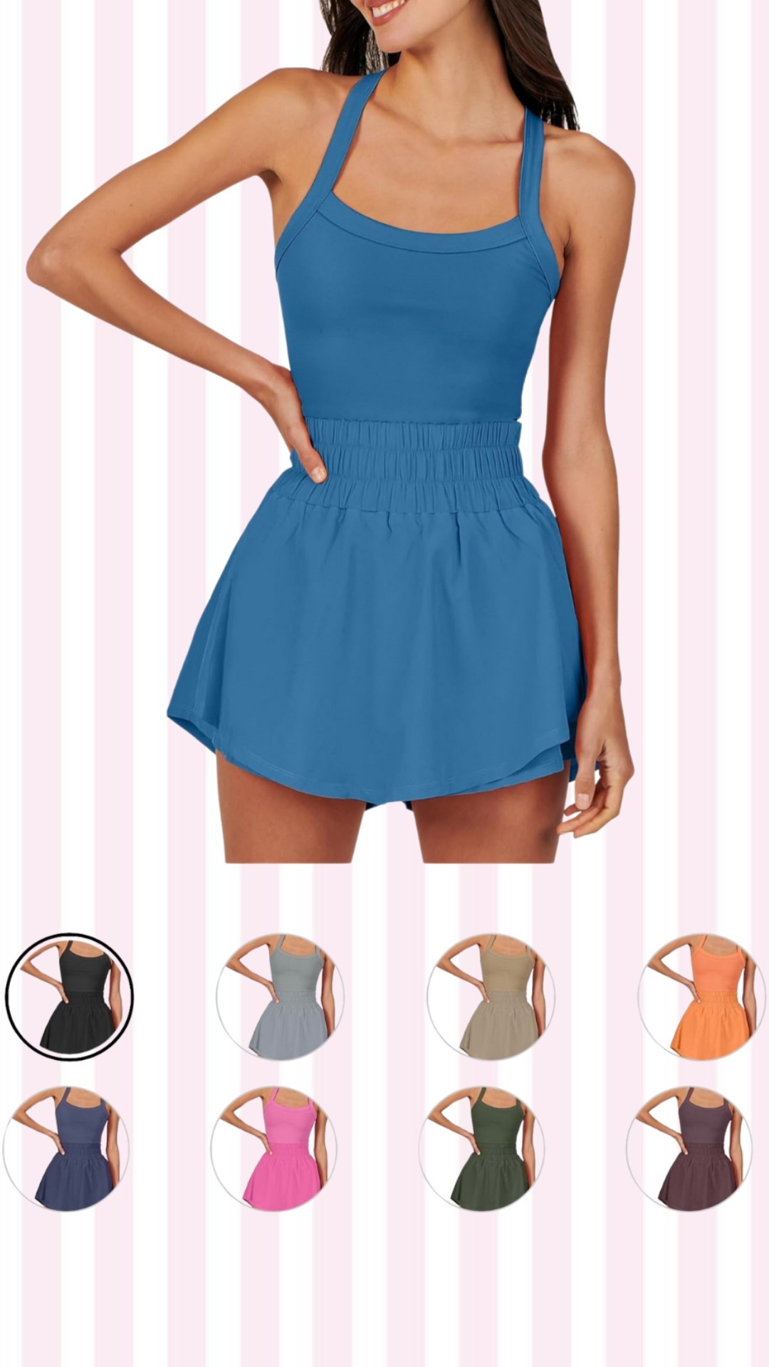I ordered this athletic romper/skort. So cute & comfy. Perfect for all of the summer activities! #OOTD 

#LTKSummerEdit #LTKSeasonal #LTKActive