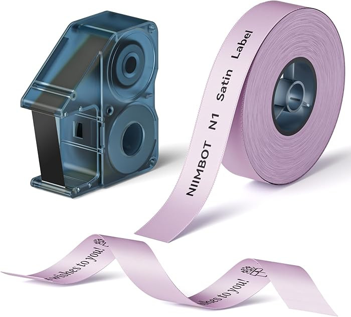 NIIMBOT N1 Satin Ribbon Set, Only for N1 Label Maker, for Gift, Wedding, Party, Craft Wrapping, D... | Amazon (US)