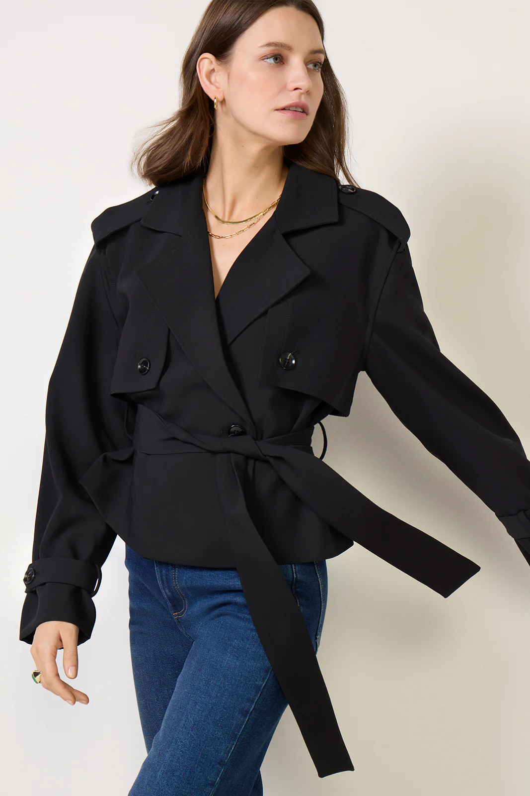 The Cropped Charles Trench | Evereve