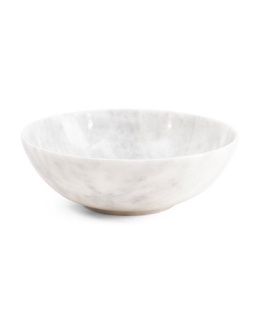 12in Marble Bowl | TJ Maxx