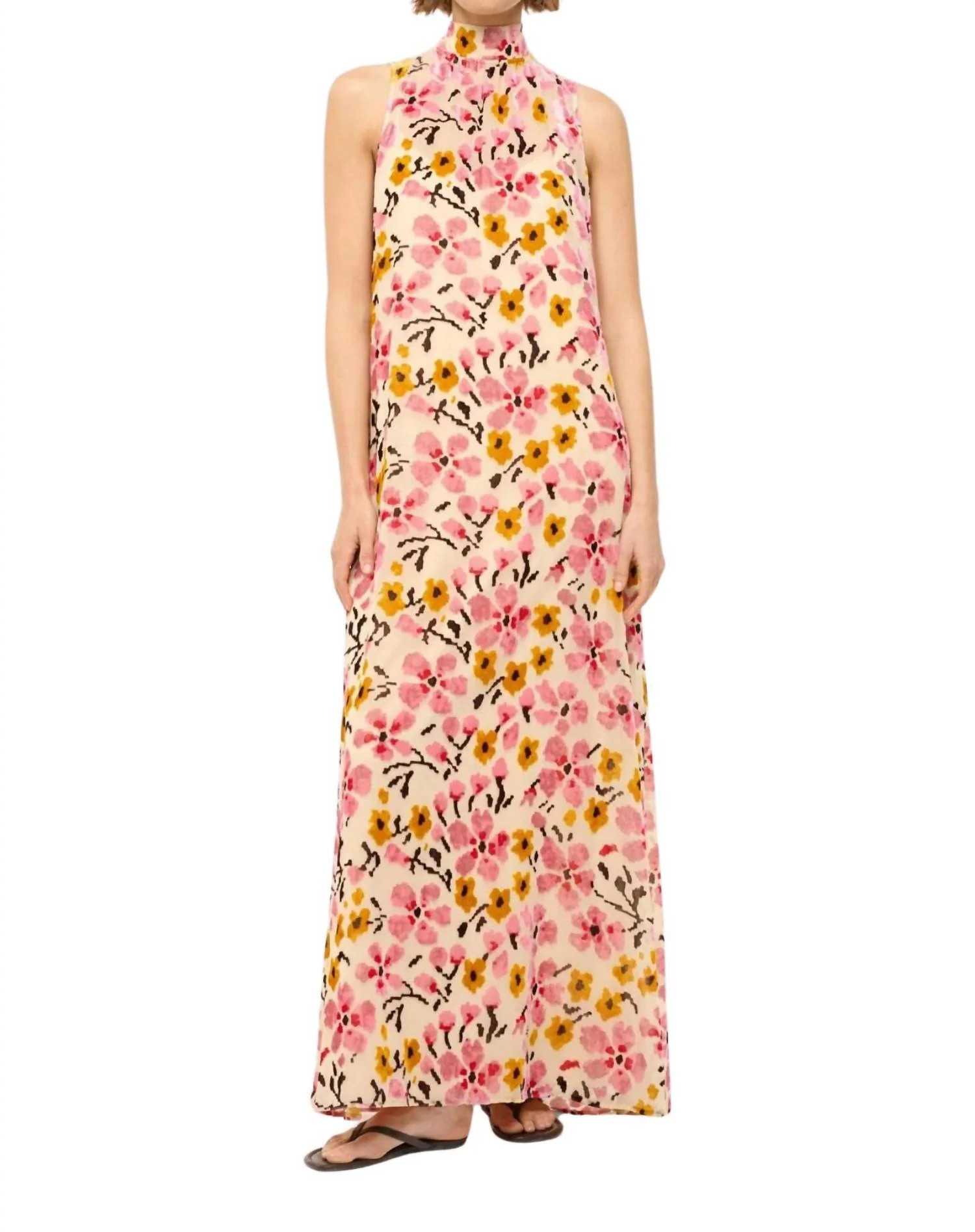 Albee Maxi Dress In Pink | Shop Simon