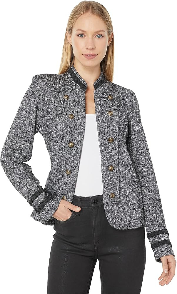 Tommy Hilfiger Women's Classic Tommy Open Front Band Jacket | Amazon (US)