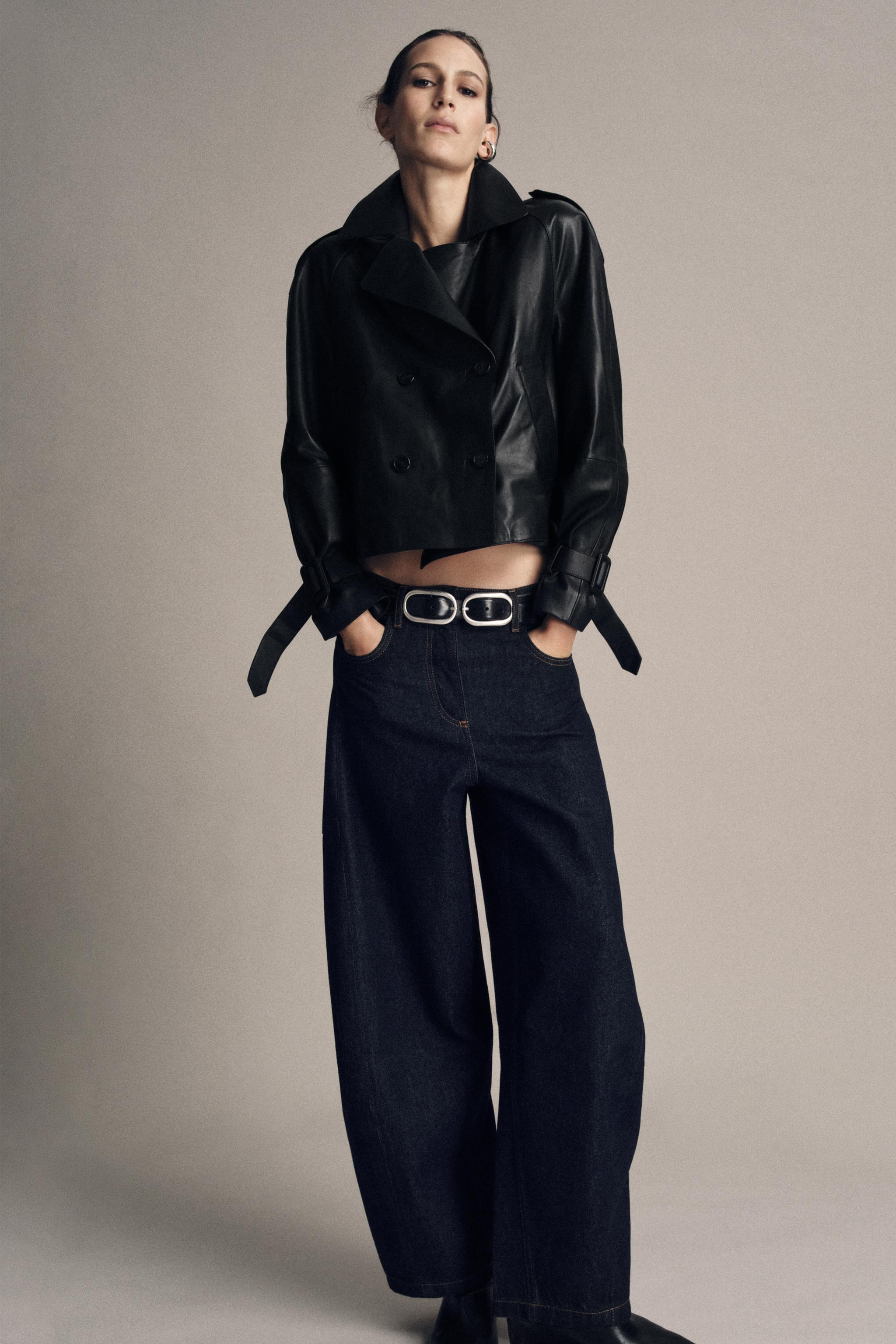 LEATHER JACKET ZW COLLECTION LIMITED EDITION | Zara UK