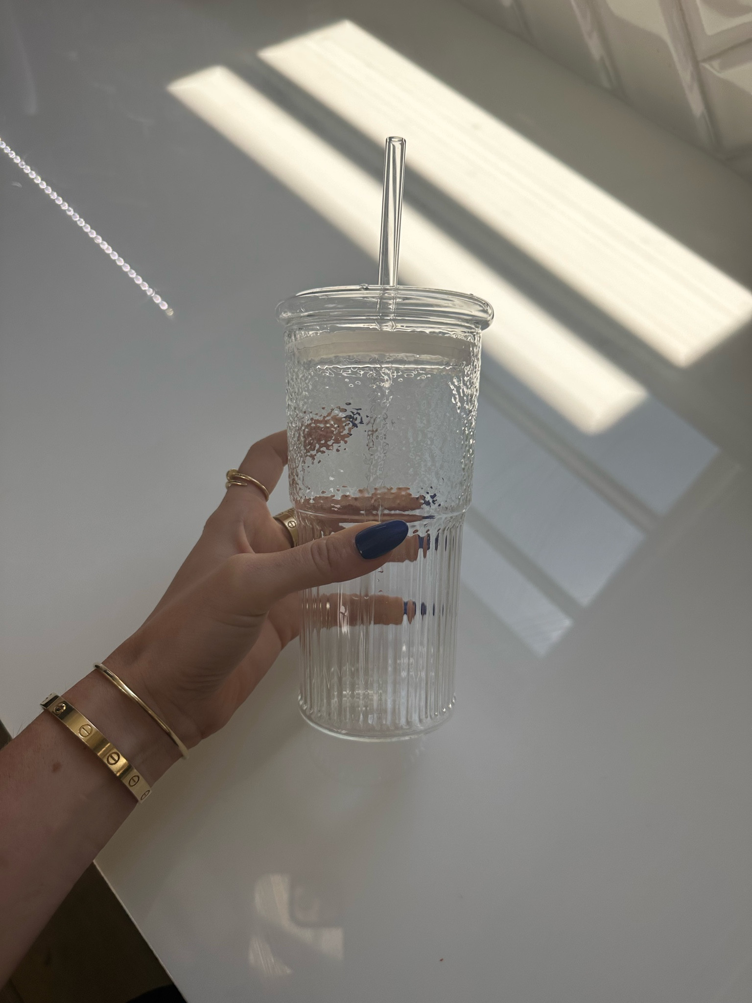 glass tumbler