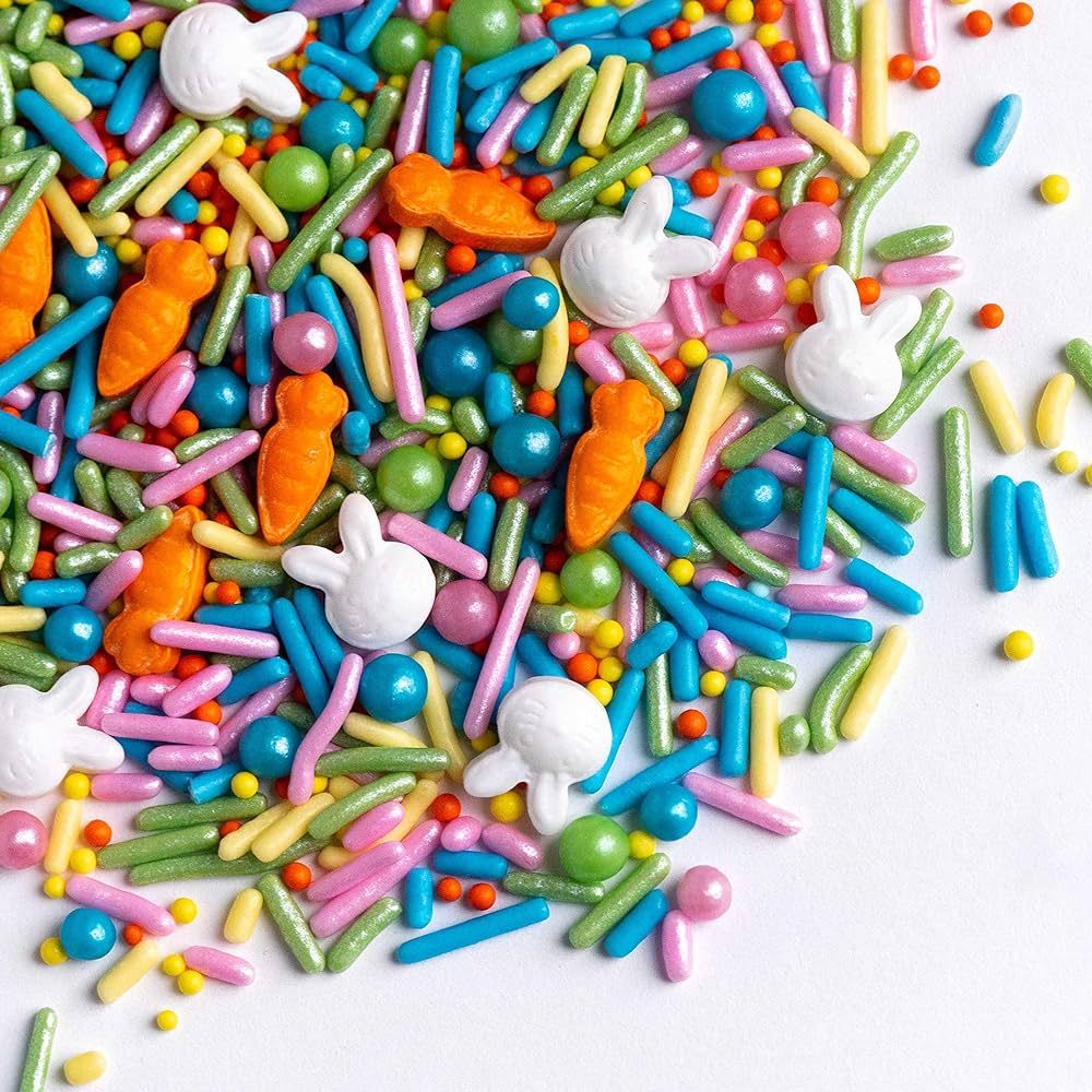 Sweets Indeed Sprinkles, Easter Edible Sprinkle Mix, Spring Bunny Carrots, Perfect for Cake Decor... | Amazon (US)