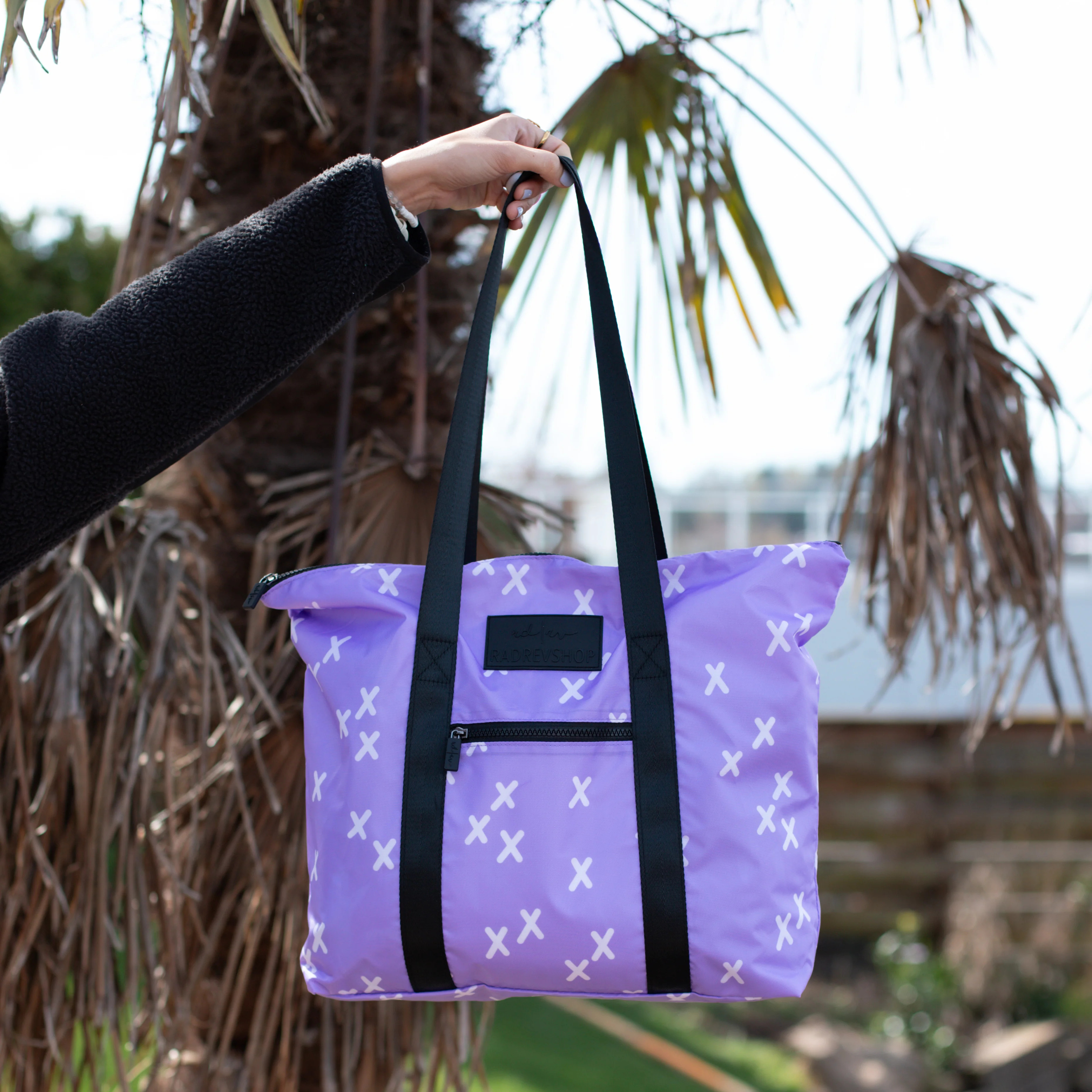 Packable Tote in Purple X | Rad Revolution