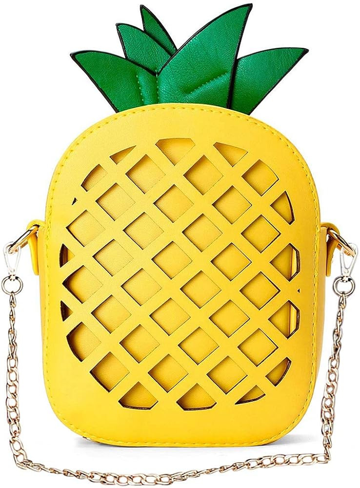 yuboo Women's Pineapple Purse, Summer Pineapple Bag Yellow Crossbody Shoulder Bag Novelty Purse f... | Amazon (US)