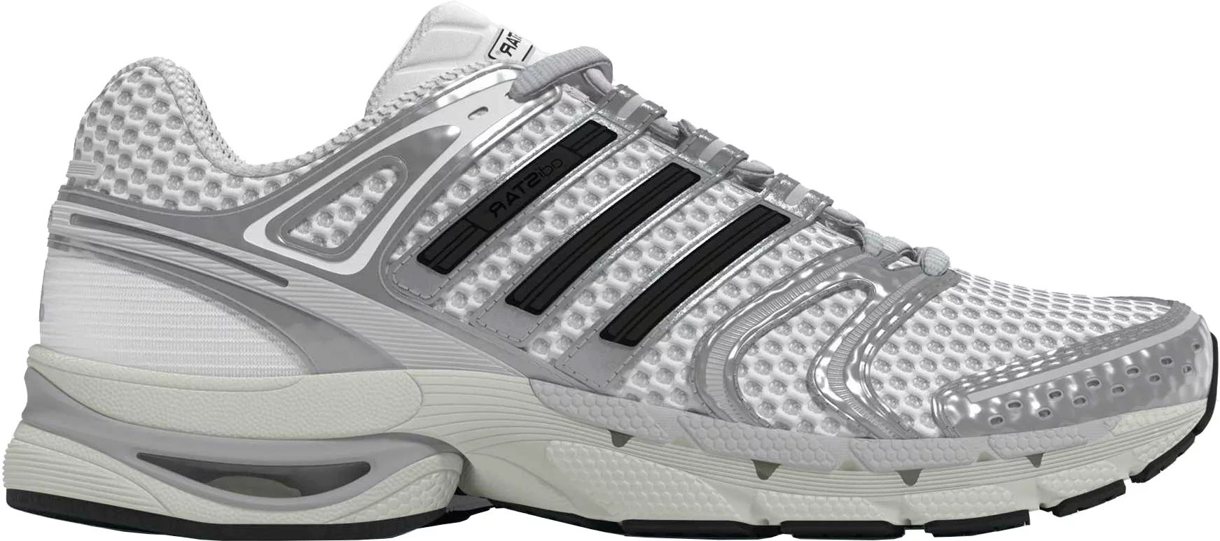 adidas Men's Adistar Control 5 Shoes, M7.5/W8.5, Silver Met/Grey One/Core Black | DICK'S Sporting Goods