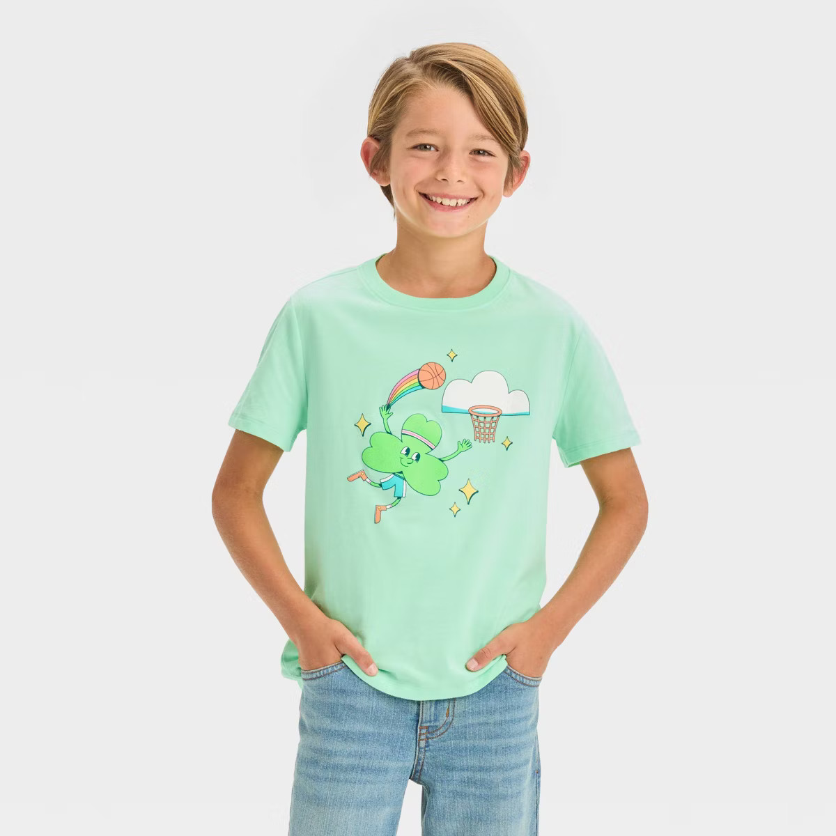 Boys' Short Sleeve St. Patrick's Day Graphic T-Shirt - Cat & Jack™ | Target