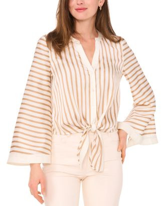 Striped Button Front Shirt | Bloomingdale's (US)