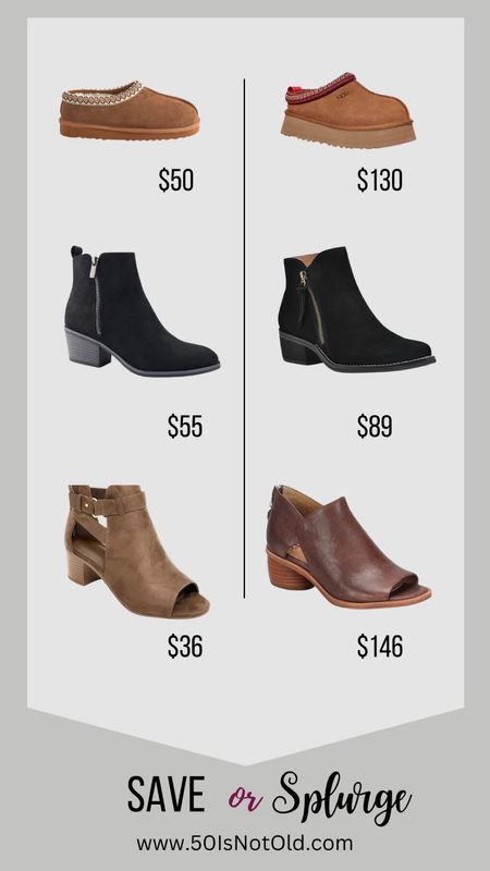 Save or Splurge Boots

