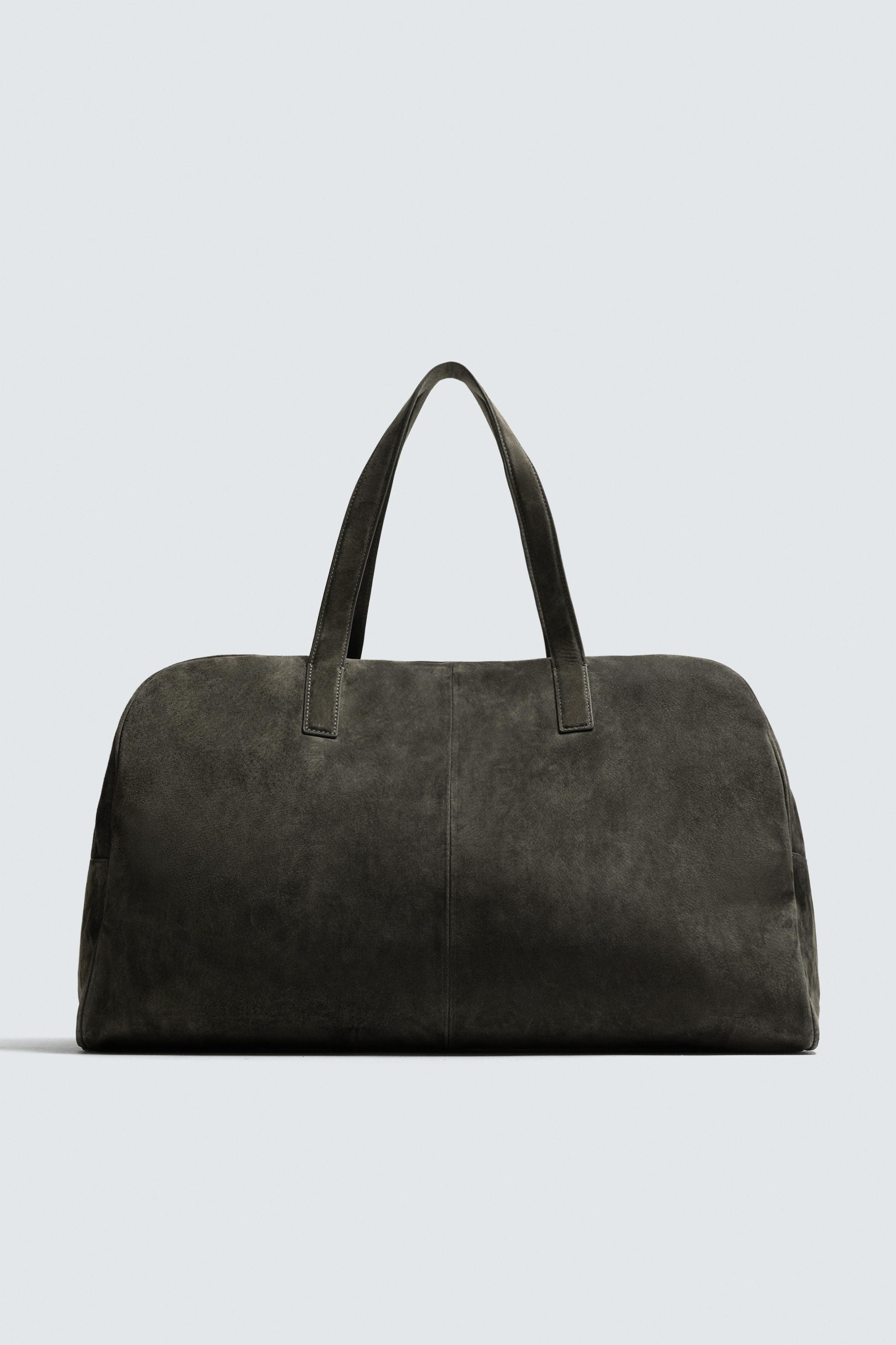 XL LEATHER TRAVEL BAG | Zara UK