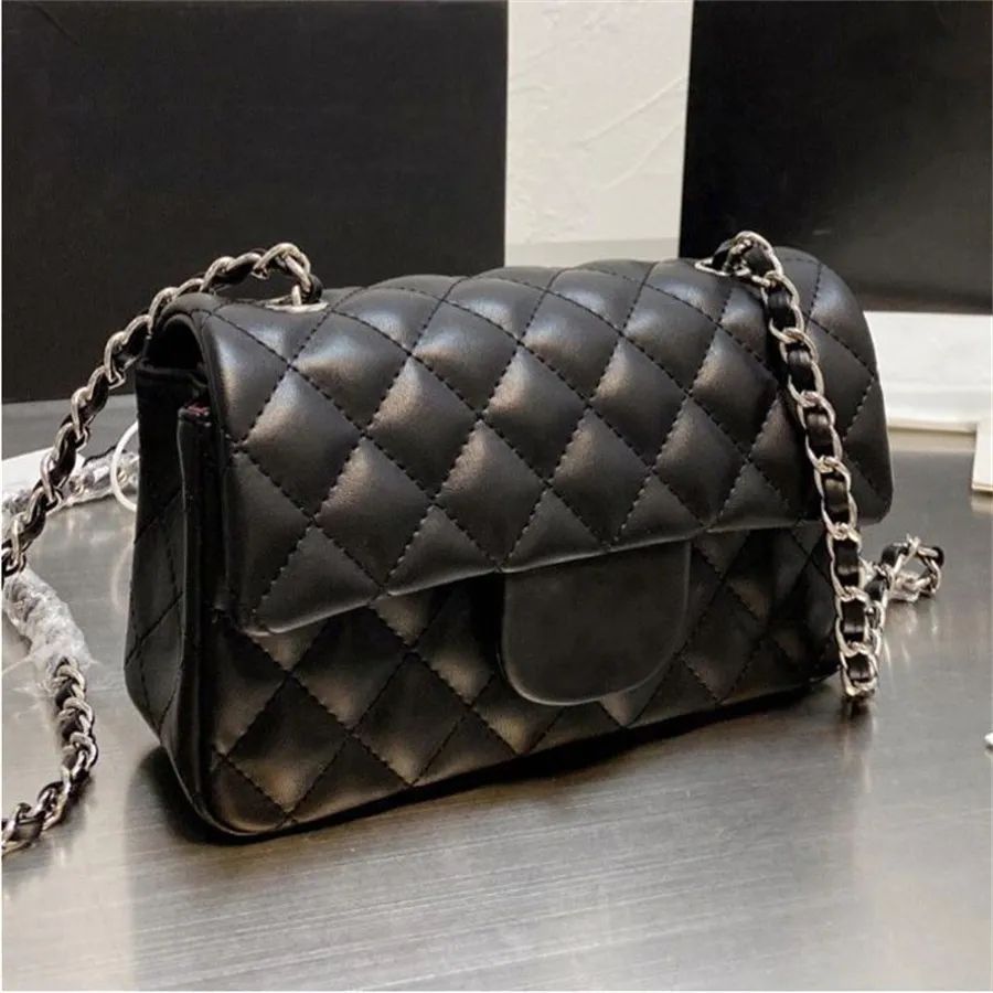 channel bag 7A Designer bag Black Classic Double Flap Bags Caviar Leather Calfskin Quilted Silver... | DHGate