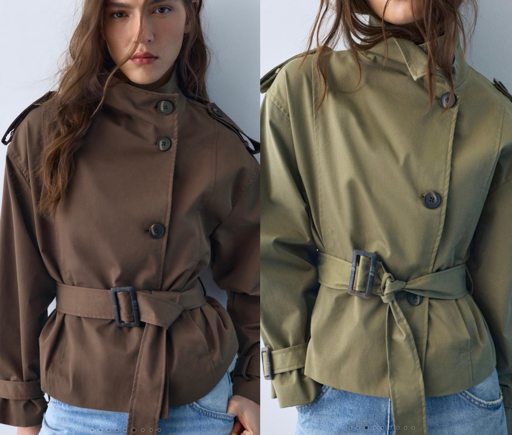 Funnel neck trench coat - yes please ❤️ 

#LTKspring #LTKOver40 #LTKPetite