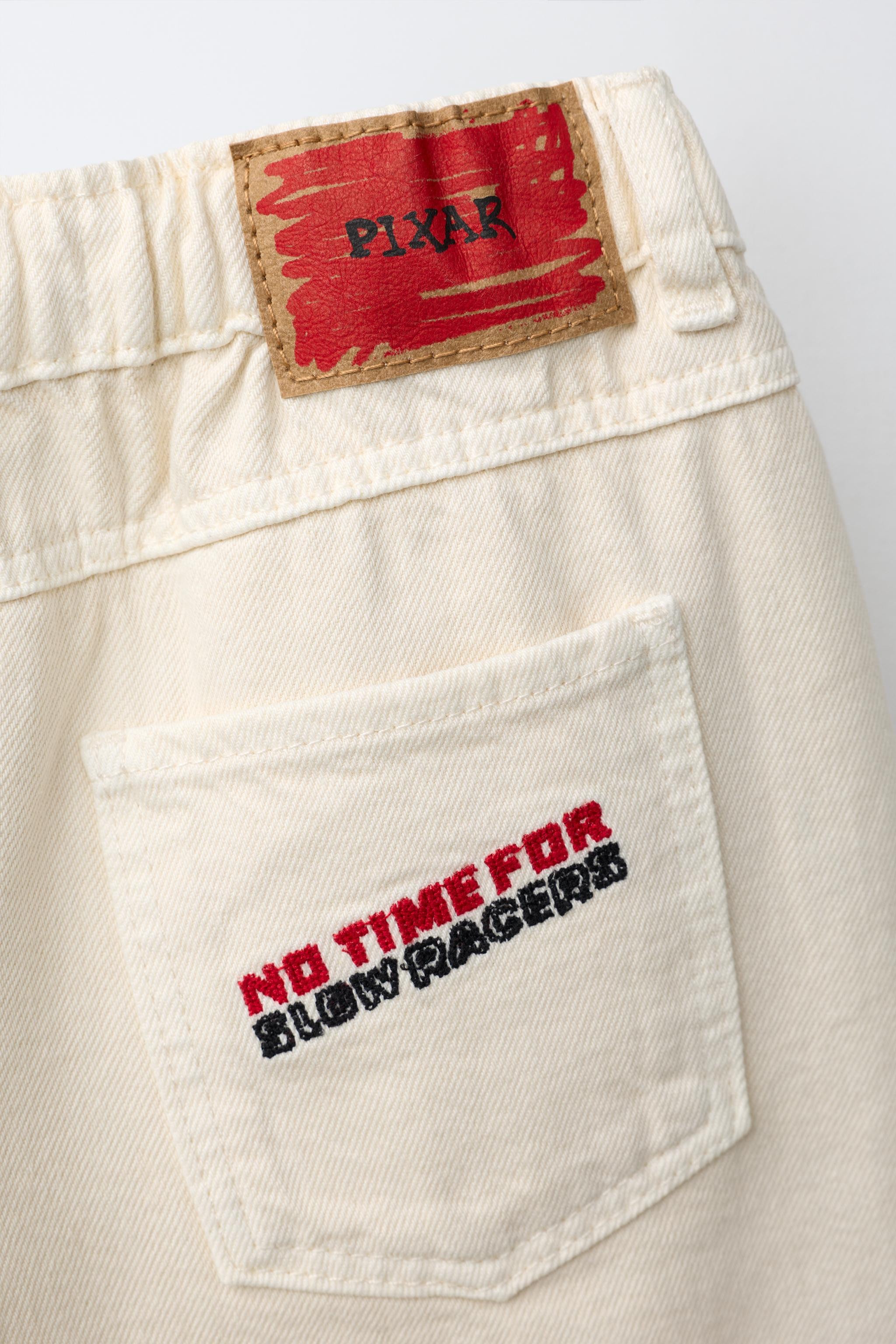 \u00a9 DISNEY/PIXAR EMBROIDERED TWILL SHORTS | Zara US
