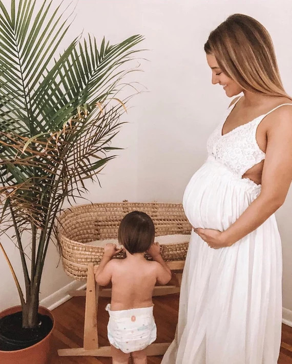 White Baby Shower Dress I Maternity Dress For Photo Shoot I Lace Maternity Dress I Pregnancy Phot... | Etsy (US)