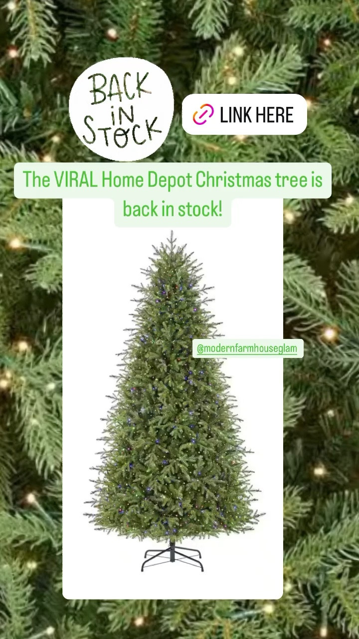 The viral Home Depot Christmas tree is back in stock!

#LTKSeasonal #LTKHome #LTKHoliday