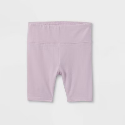 Grayson Mini Toddler Girls' Solid Biker Shorts - Purple | Target
