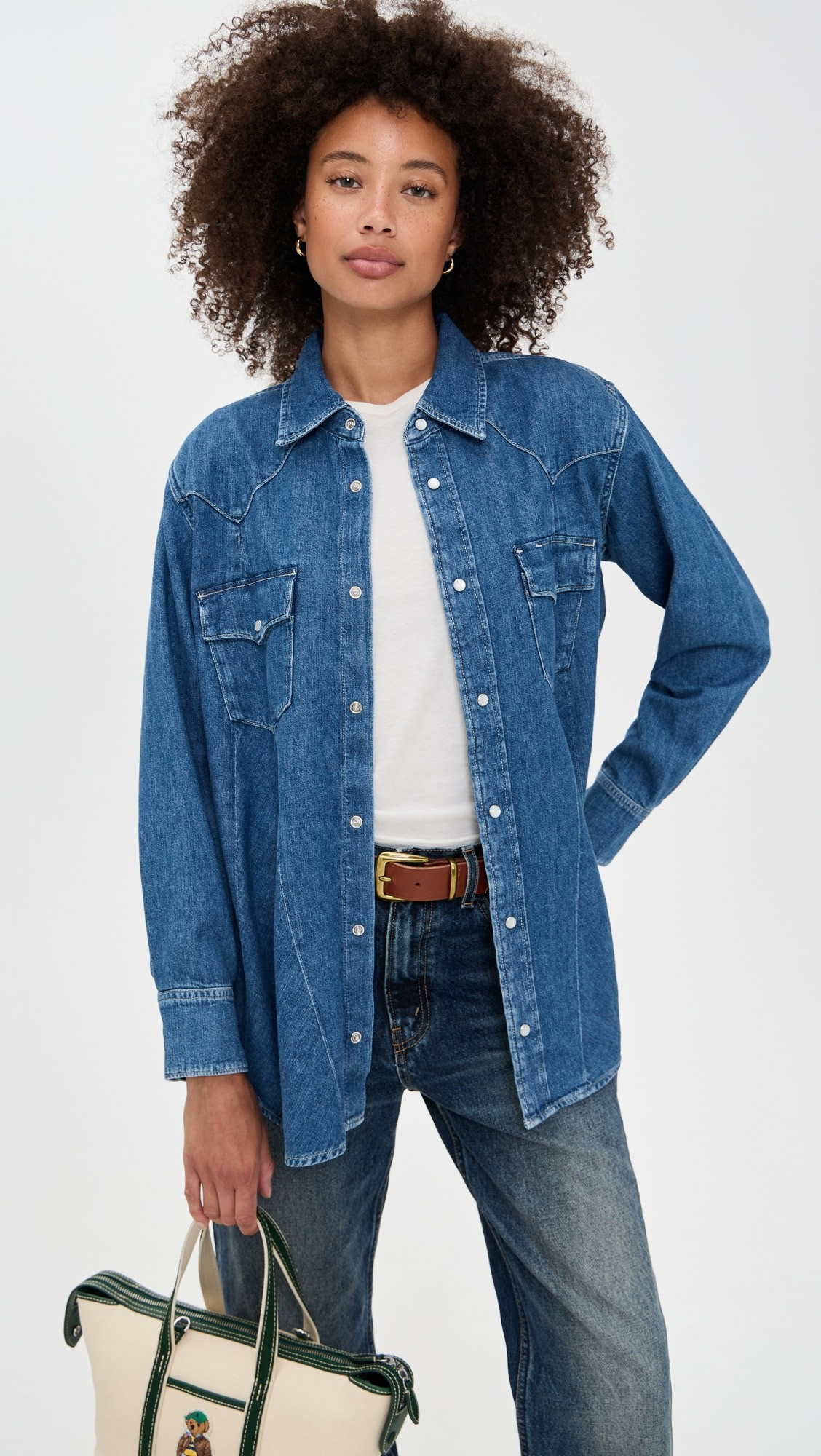 Denim Button Down | Shopbop