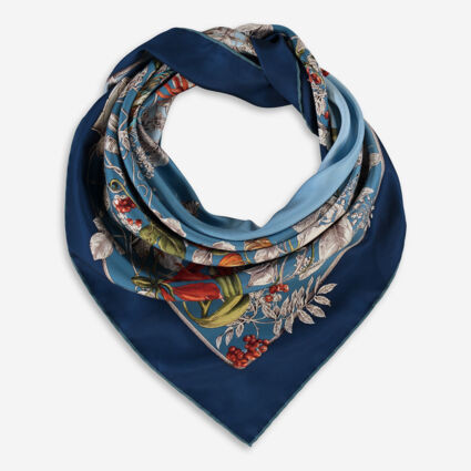 Multicolour Silk Floral Scarf | TK Maxx