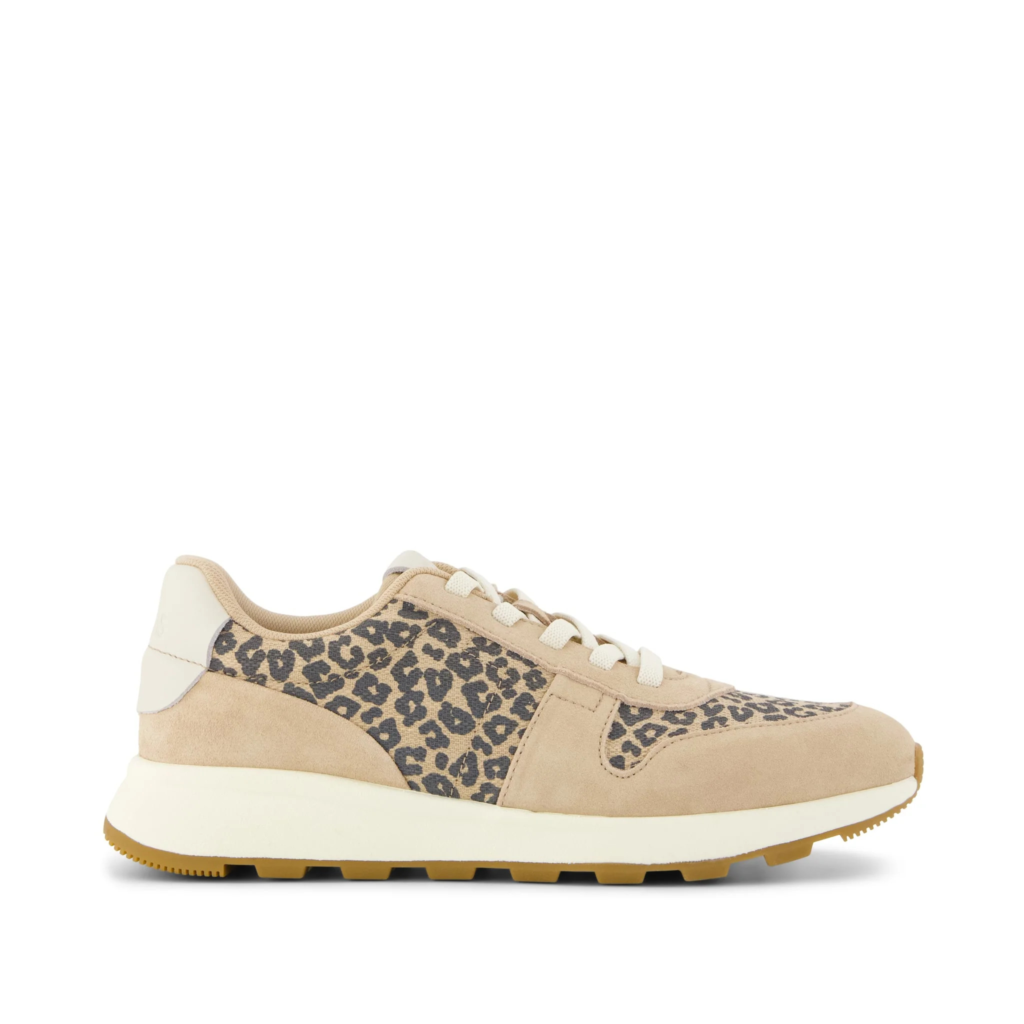 Womens TRVL LITE Retro Runner Sneaker Water Repellent Natural Leopard Spots | Toms EMEA