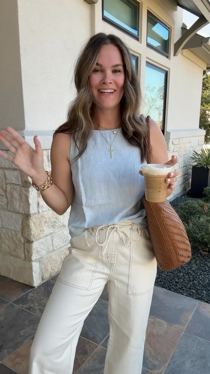 These Walmart pants are so cute and comfortable! My top is from Walmart too and perfect for spring. 🙌🏼

#LTKSeasonal #LTKfindsunder50 #LTKover40