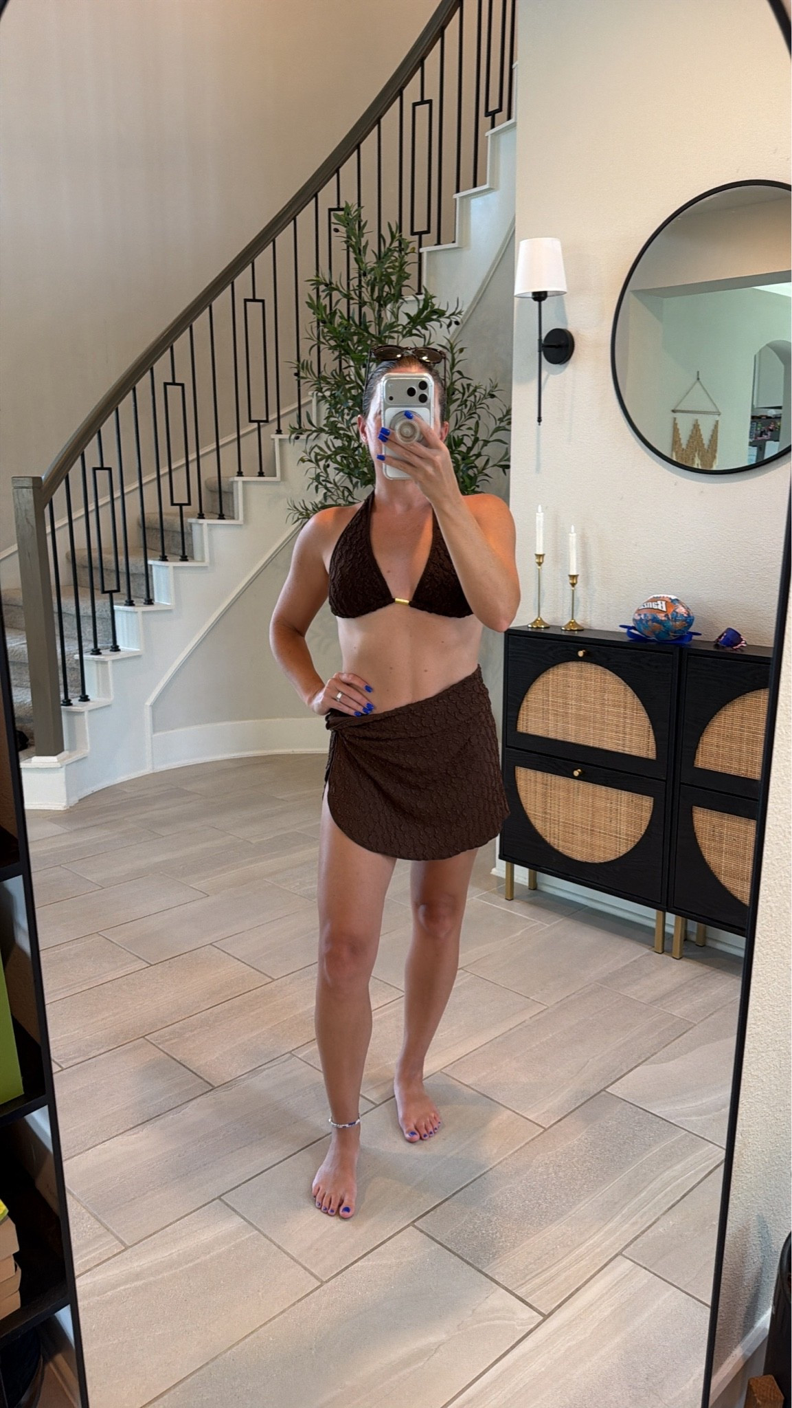 Love this 3 piece swimsuit by @Cupshe so comfy and the skirt can be worn in the water too!

#LTKPetite #LTKSwim #LTKSeasonal