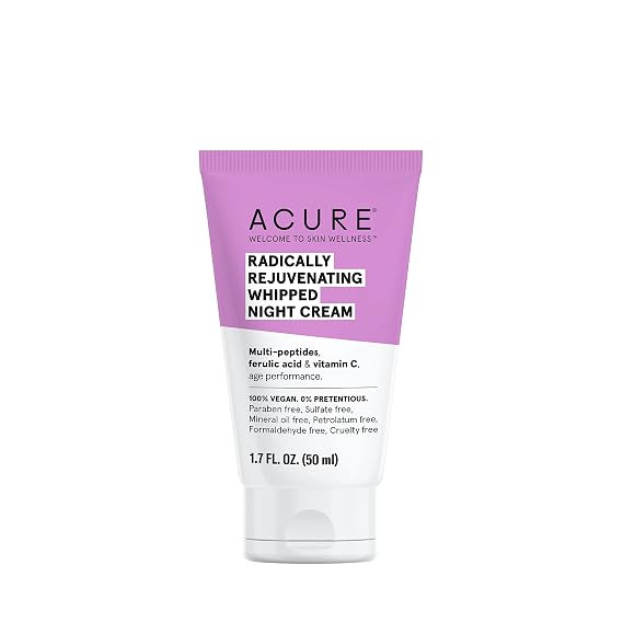 ACURE Radically Rejuvenating Whipped Night Cream - 1.7 Fl Oz – Provides Anti-Aging Support – ... | Amazon (US)