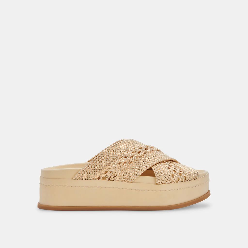 WINONA SANDALS VANILLA WOVEN | DolceVita.com